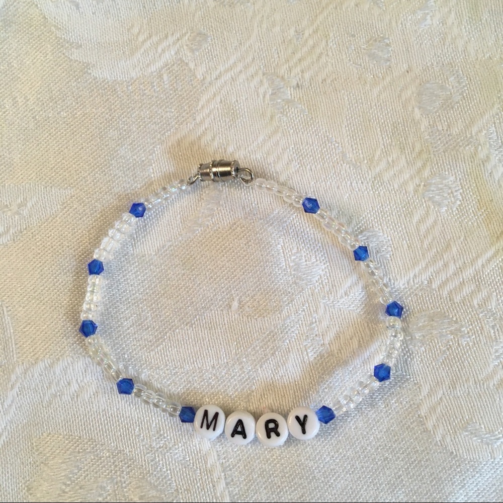 MARY 7” personalized bracelet-NEW